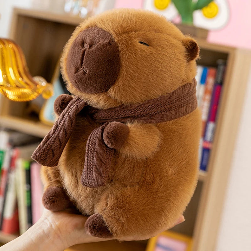 35CM Scarfed Capybara Plush Doll