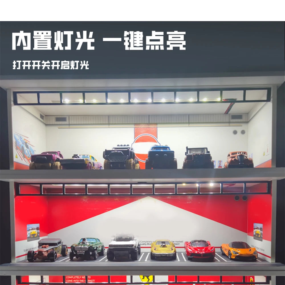 1:64 Car Garage Diorama