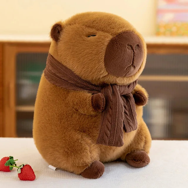 35CM Scarfed Capybara Plush Doll