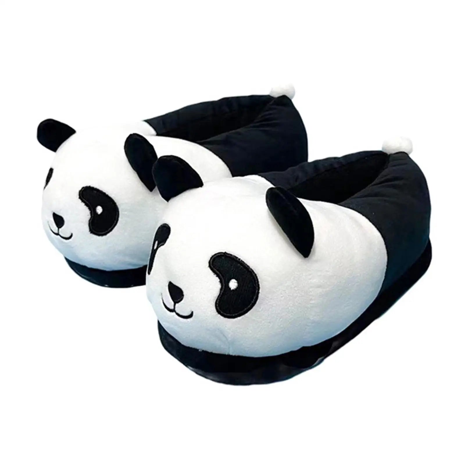 Cozy Panda Steps Plush Winter Slippers